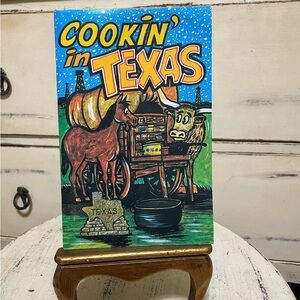 Gift it! Stage it! 1975 Vintage Cookin’ in Texas Recipe Book